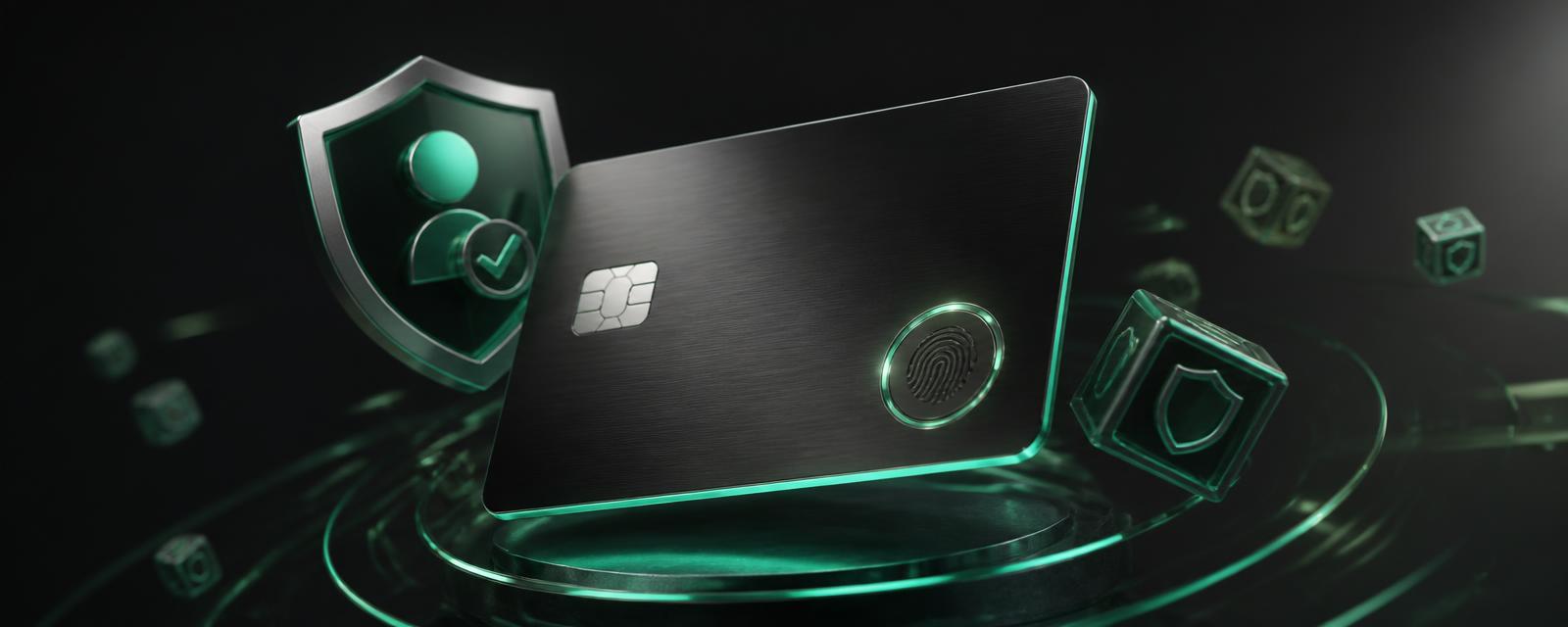 Verified crypto debit and credit cards illustration